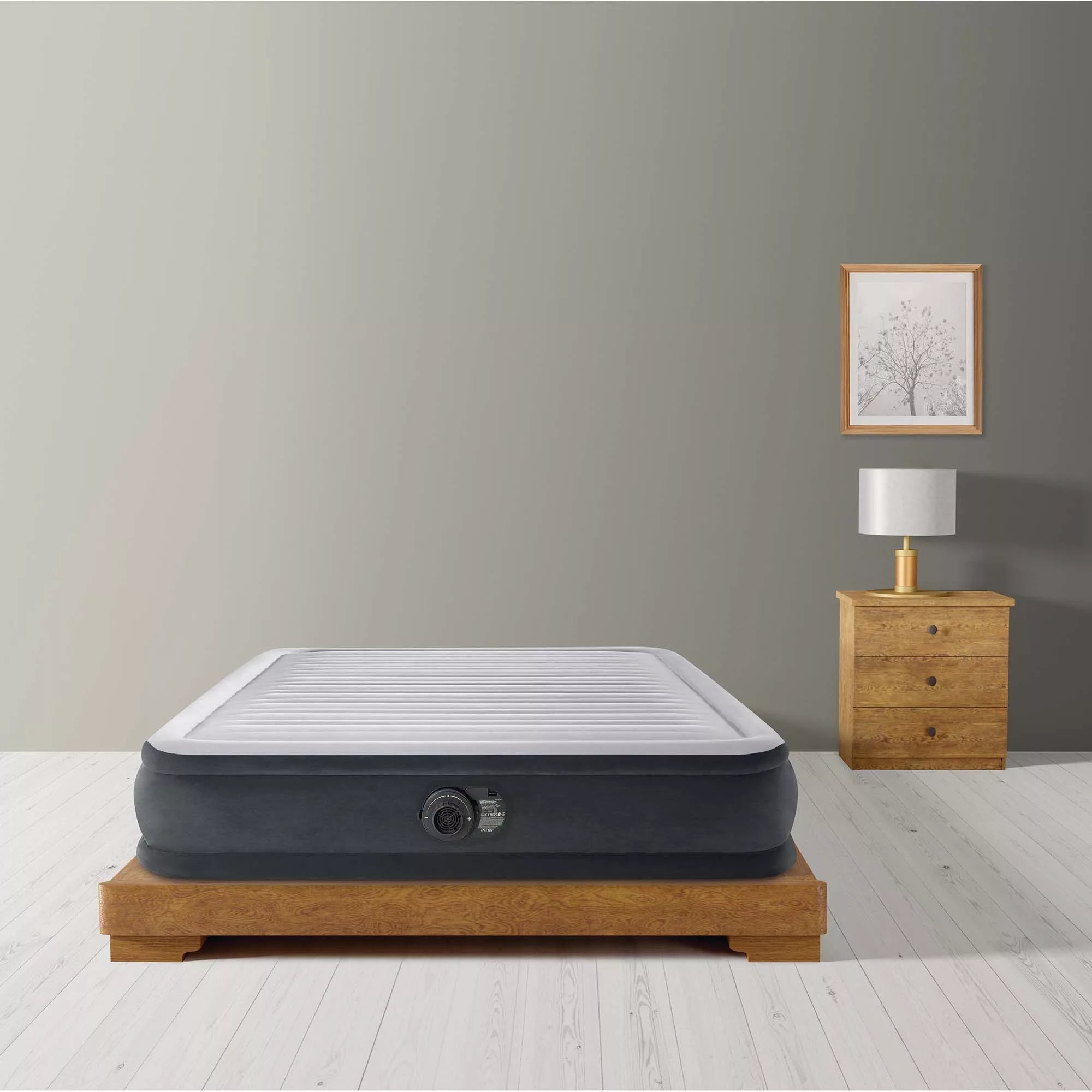 Intex Comfort-Plush Mid-Rise – Materasso Gonfiabile Dura-Beam Deluxe 33 cm