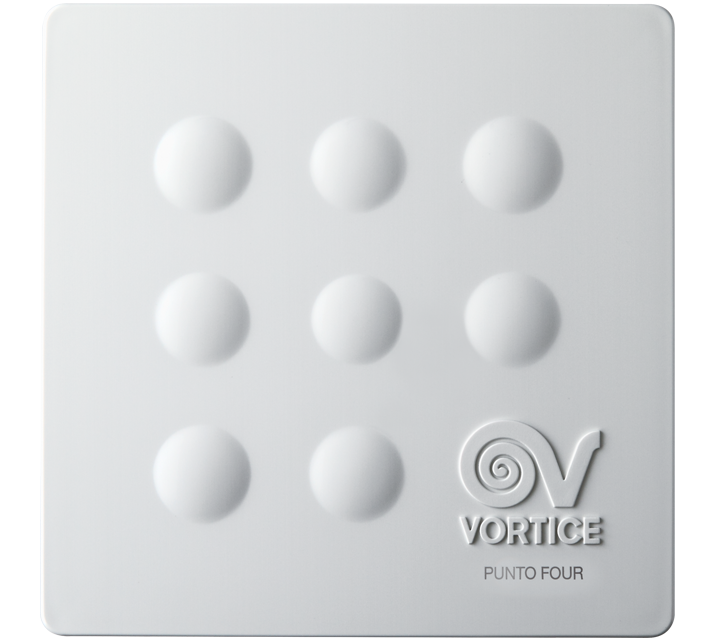 Vortice MFO 100/4" T – Aspiratore da muro Ø100 mm con timer integrato