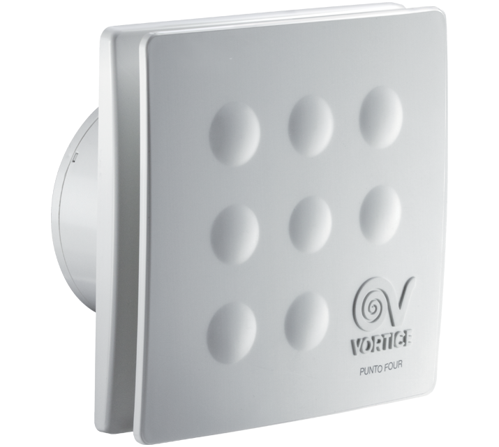 Vortice MFO 120/5" T – Aspiratore da muro Ø120 mm con timer integrato