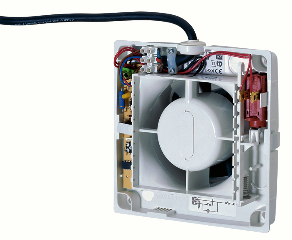 Vortice M 100/4" A – Aspiratore da muro Ø100 mm con apertura automatica
