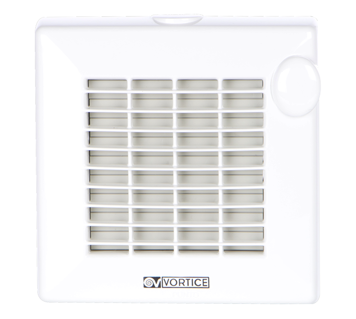 Vortice M 120/5" A – Aspiratore da muro/vetro Ø120 mm con apertura automatica