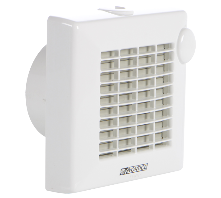 Vortice M 120/5" A – Aspiratore da muro/vetro Ø120 mm con apertura automatica