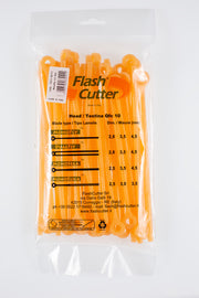 Confezione 40 lamelle FlashCutter® MonoFly® 4.5 per testina Qfc10® (50cc+)