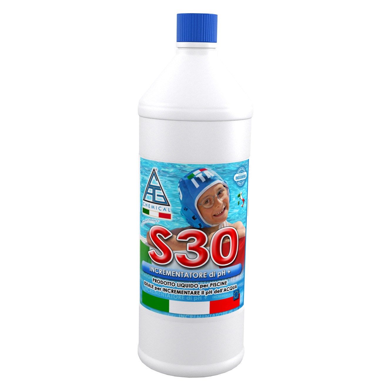CAG CHEMICAL - CORRETTORE (PH+) X PISCINE LT. 1 (S30)