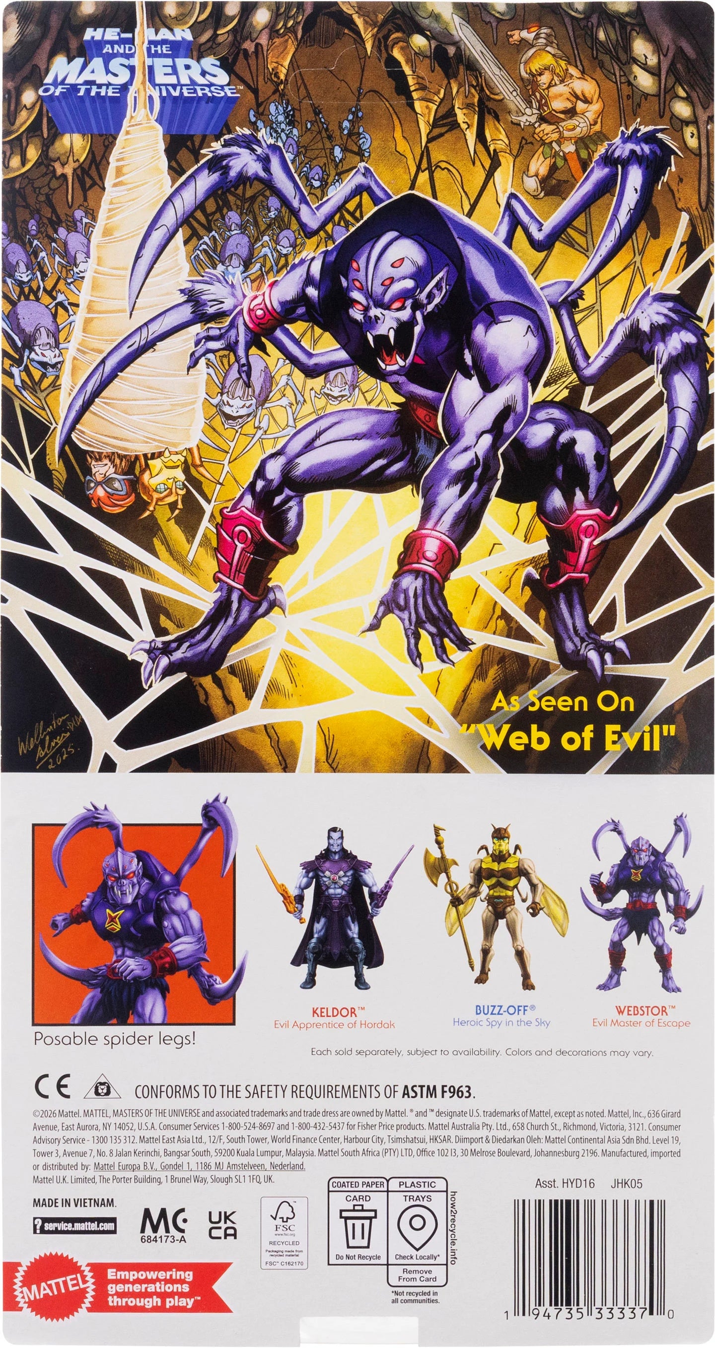 *PREORDER* - Masters of the Universe Origins - 200x Webstor