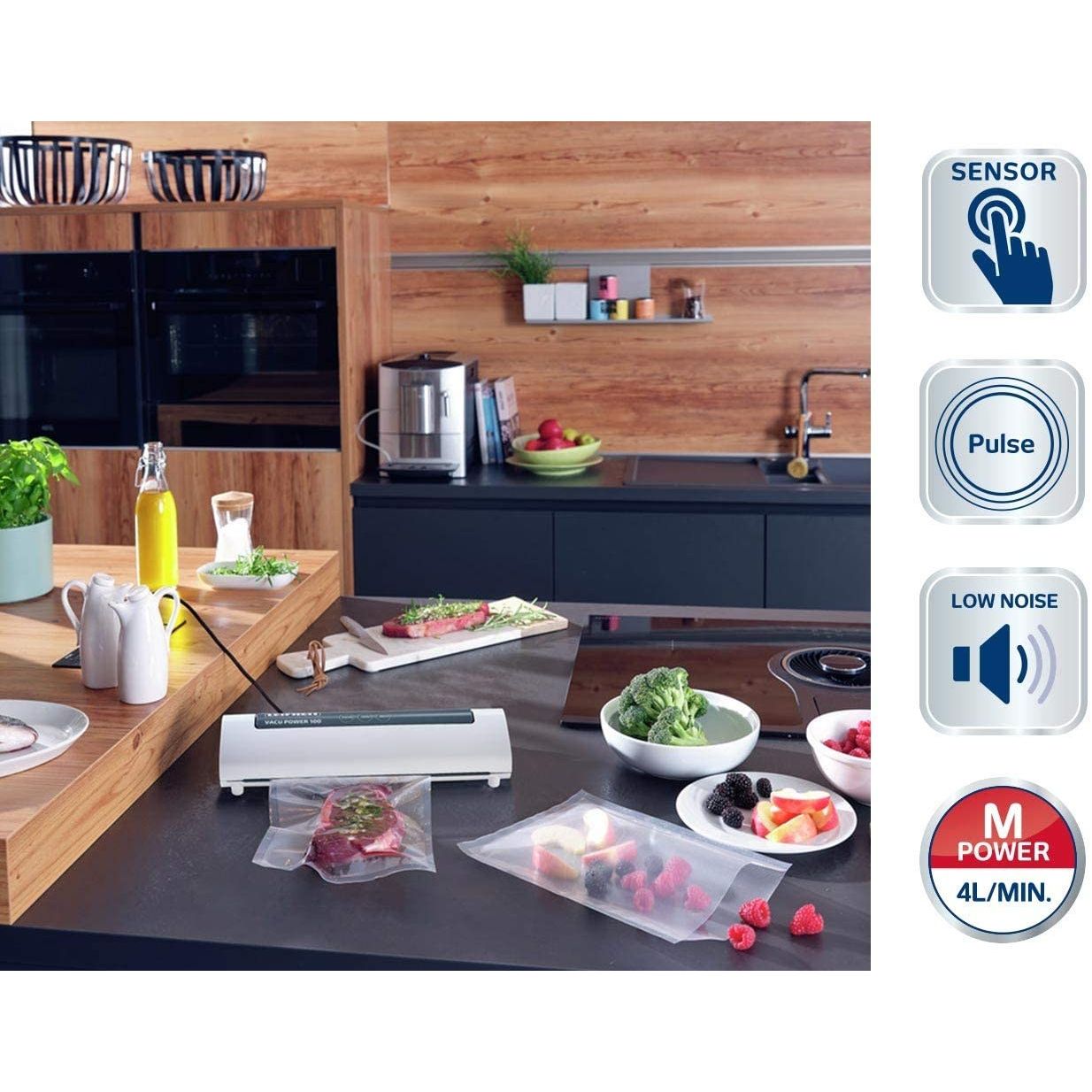 Leifheit Macchina per Sottovuoto 3280 Vacu Power 100