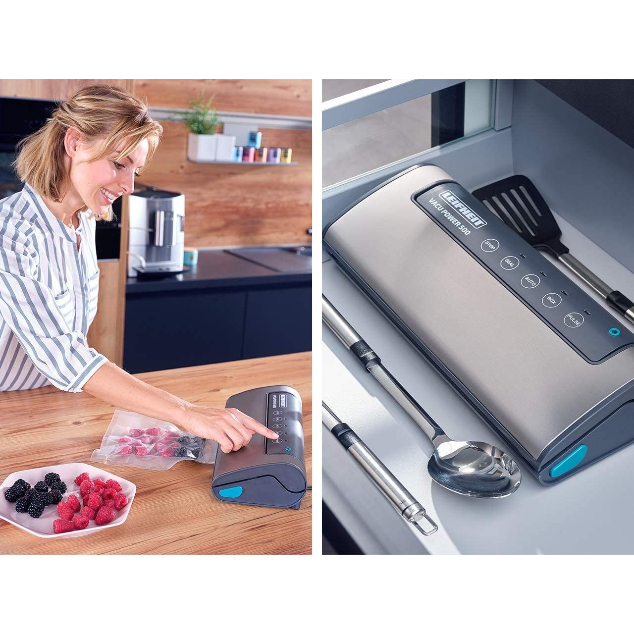 Leifheit Macchina per Sottovuoto 3236 Vacu Power 500