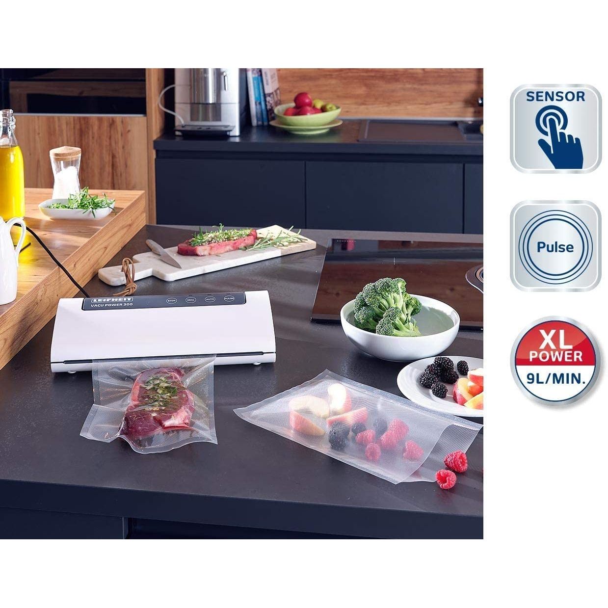 Leifheit Macchina Sottovuoto 3235 Vacu Power 300