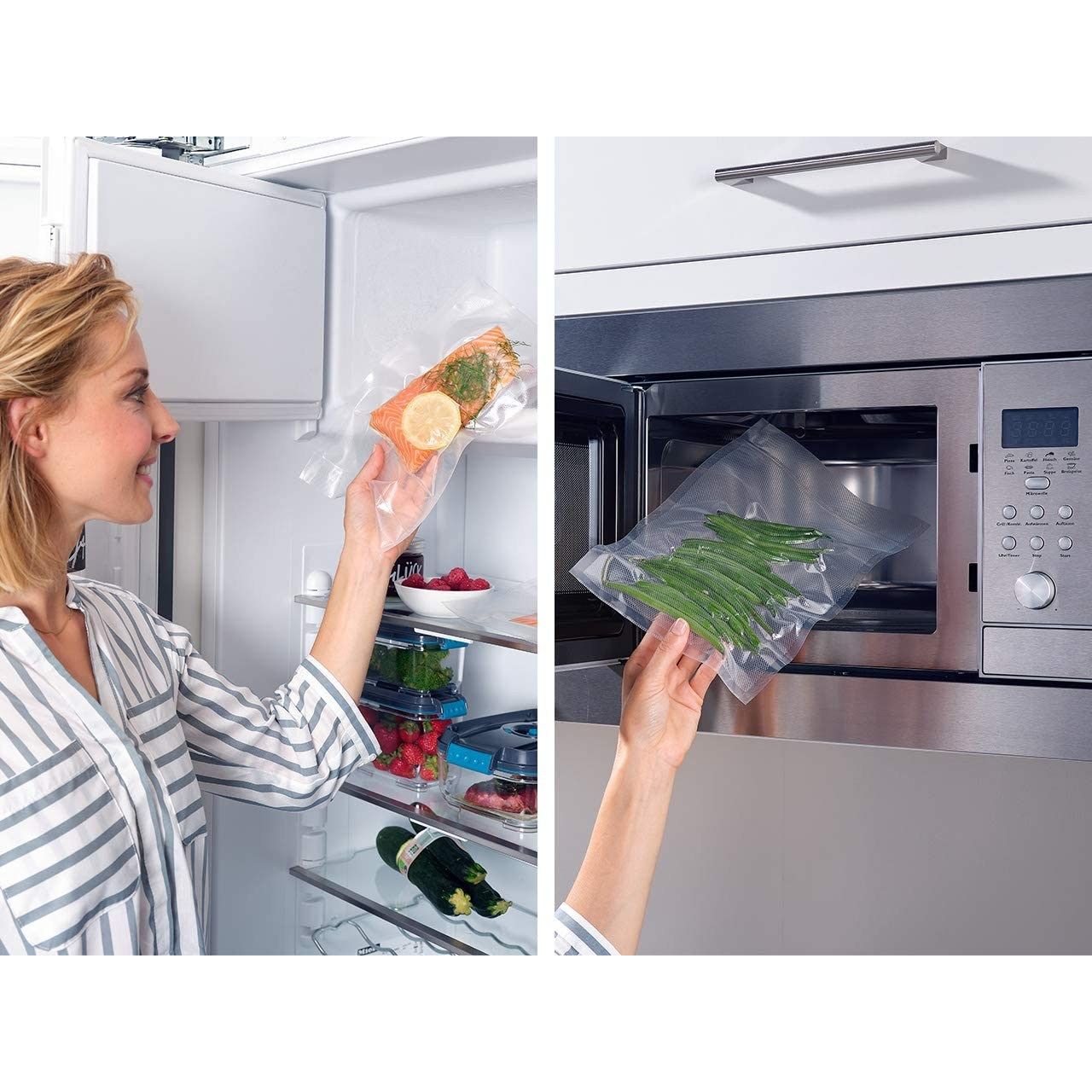 Leifheit Sacchetti per Sottovuoto 30 x 40 cm, 3240 Trasparente