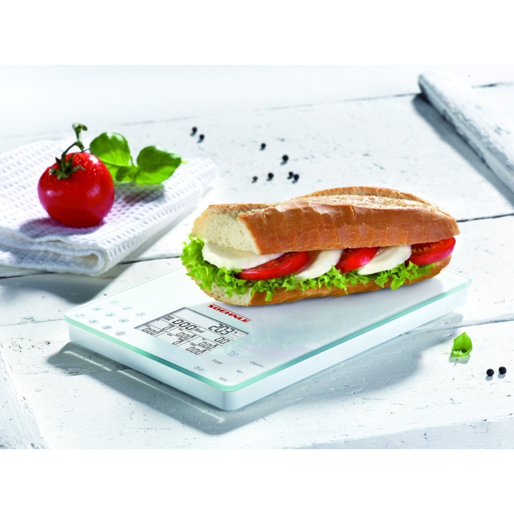 Soehnle Bilancia da Cucina Digitale Con Controllo Valori nutrizionali