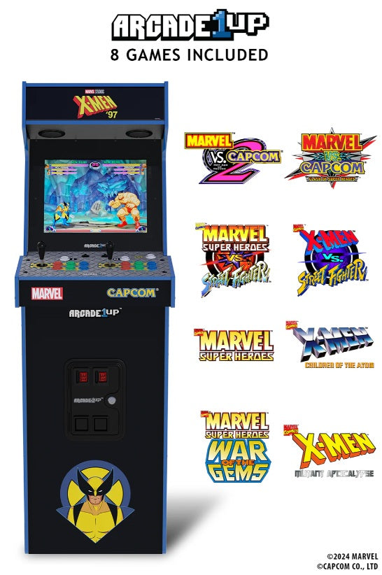 Arcade1UP X-MEN 97 DELUXE ARCADE GAME GARANZIA UFFICIALE POLYPHOTO 2 ANNI