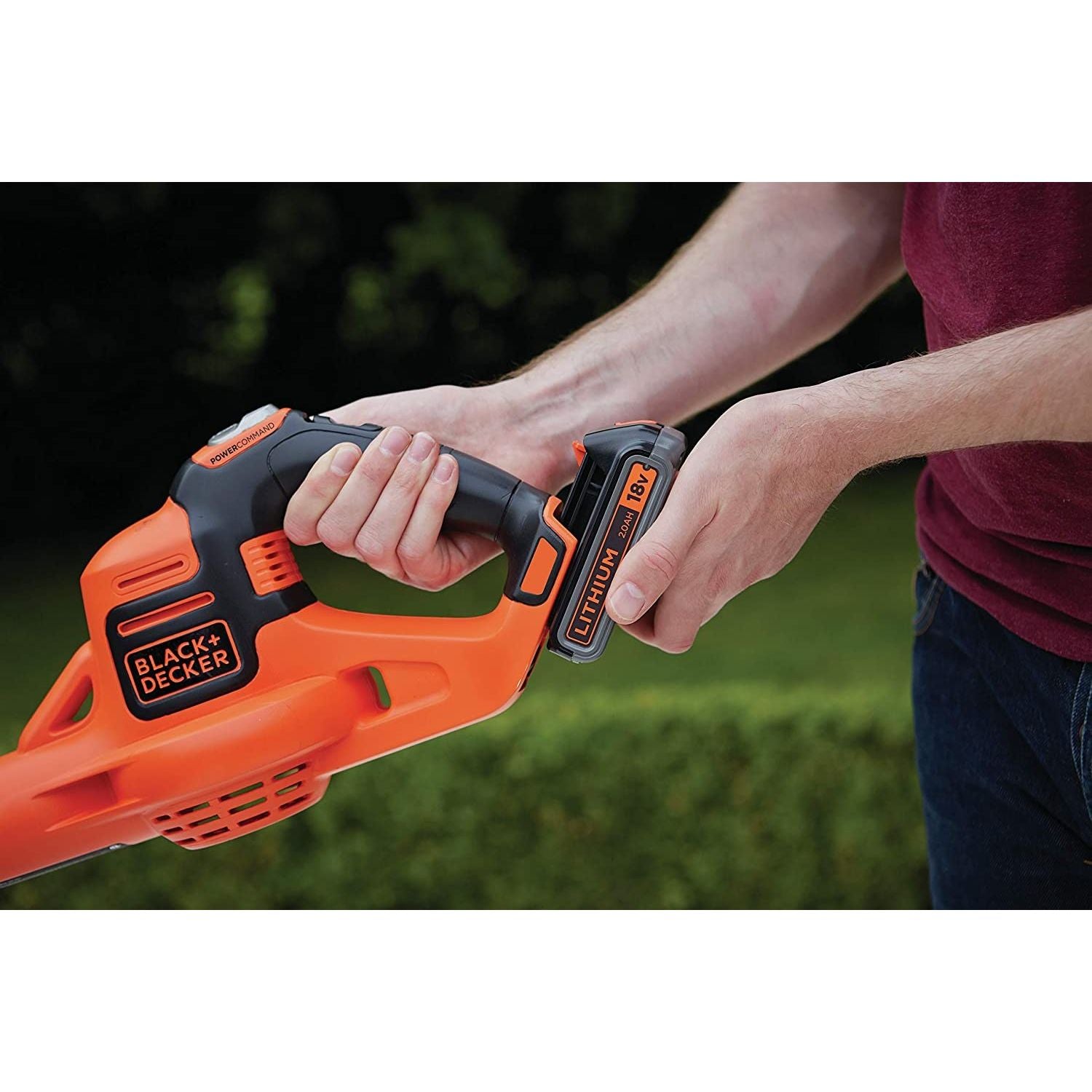 Black+Decker Soffiatore 18V Con Batteria Al Litio e Tecnologia Powercommand