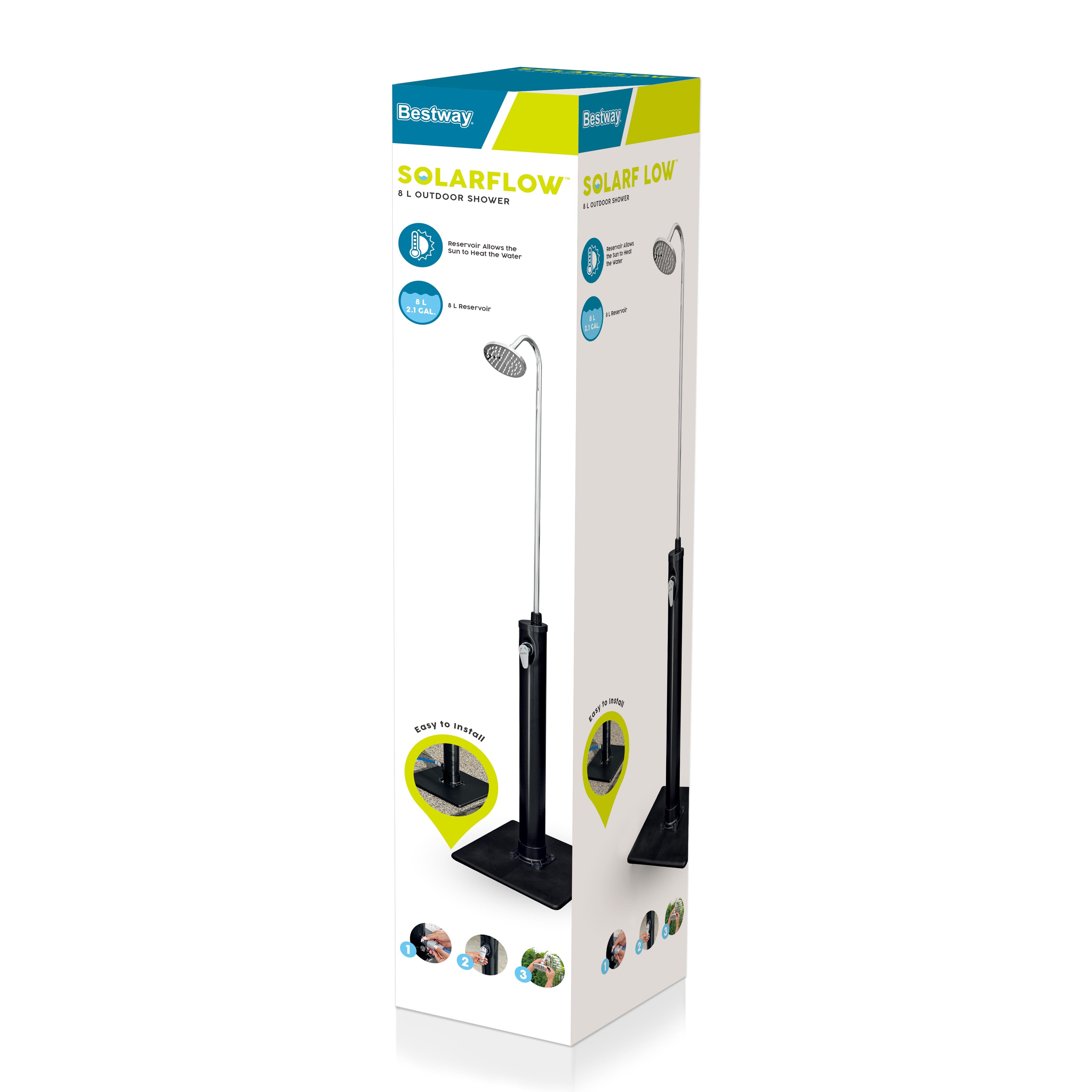 Bestway Doccia Solare Da Giardino Flowclear Serbatoio 8 Litri