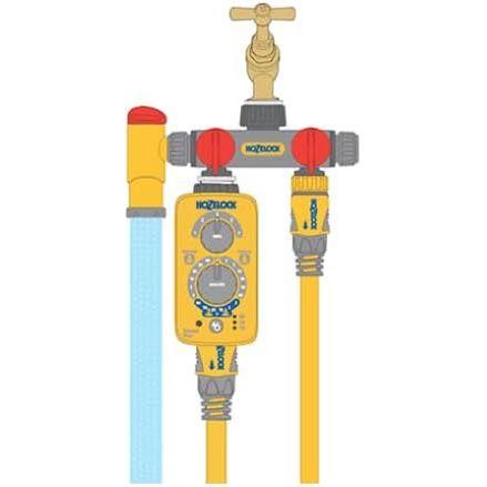 Hozelock Flowmax Adattatore Rubinetto 3 Vie – Tripla Uscita per Irrigazione