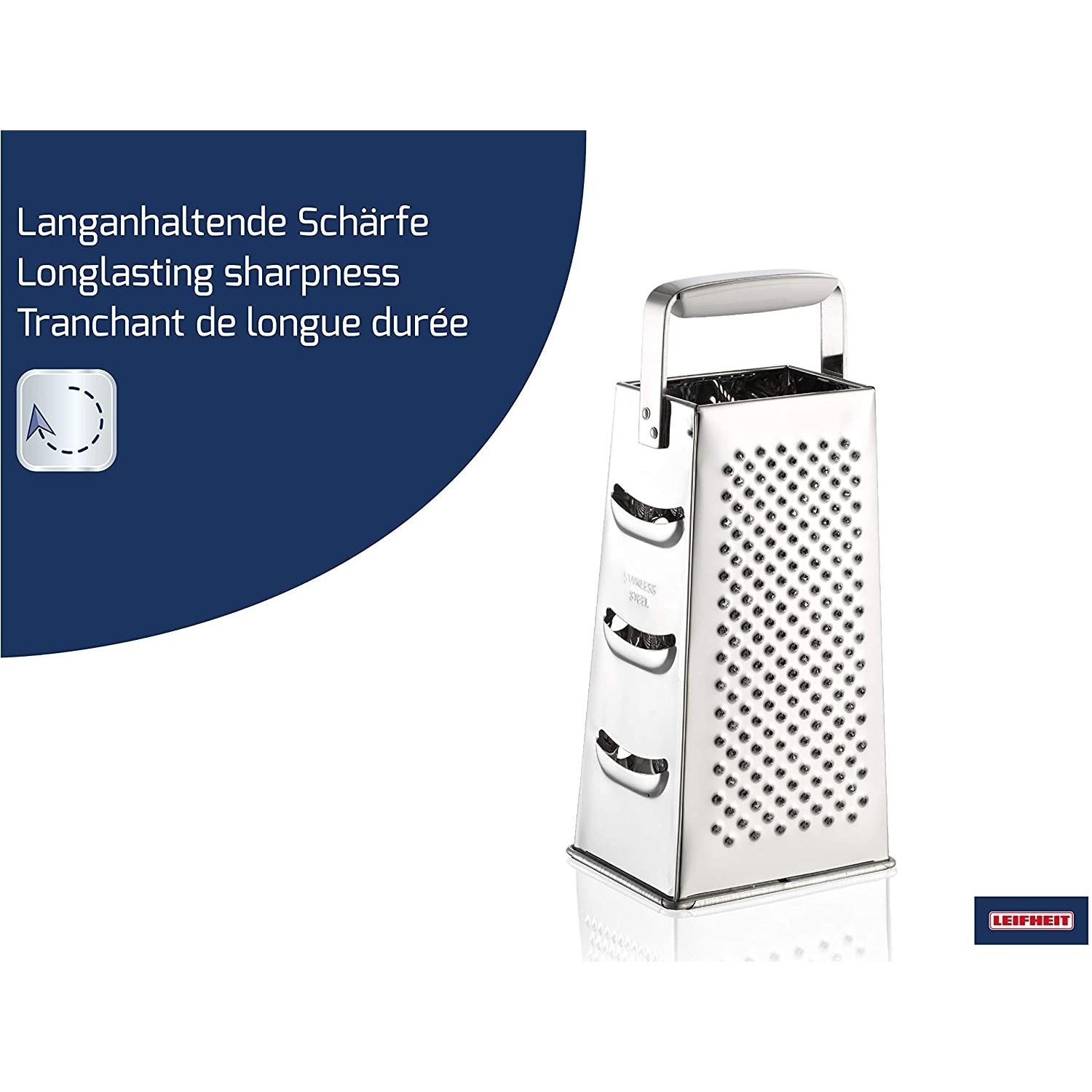 Leifheit Quadrata Grattugia, 10.8 x 8.4 x 23.8 cm