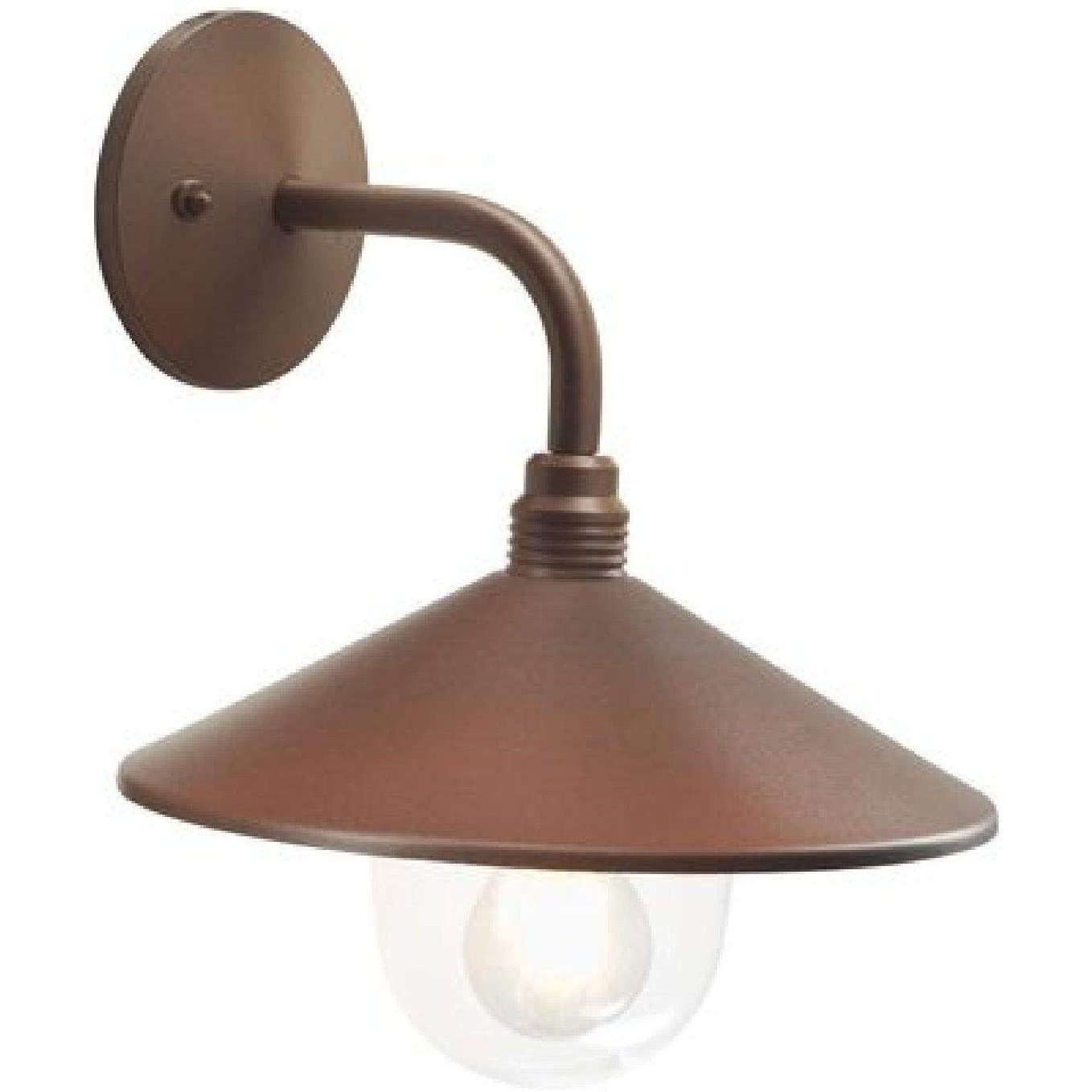 Sovil Applique 'Spectre' 60 w - cm 29 x 33 x 13 corten