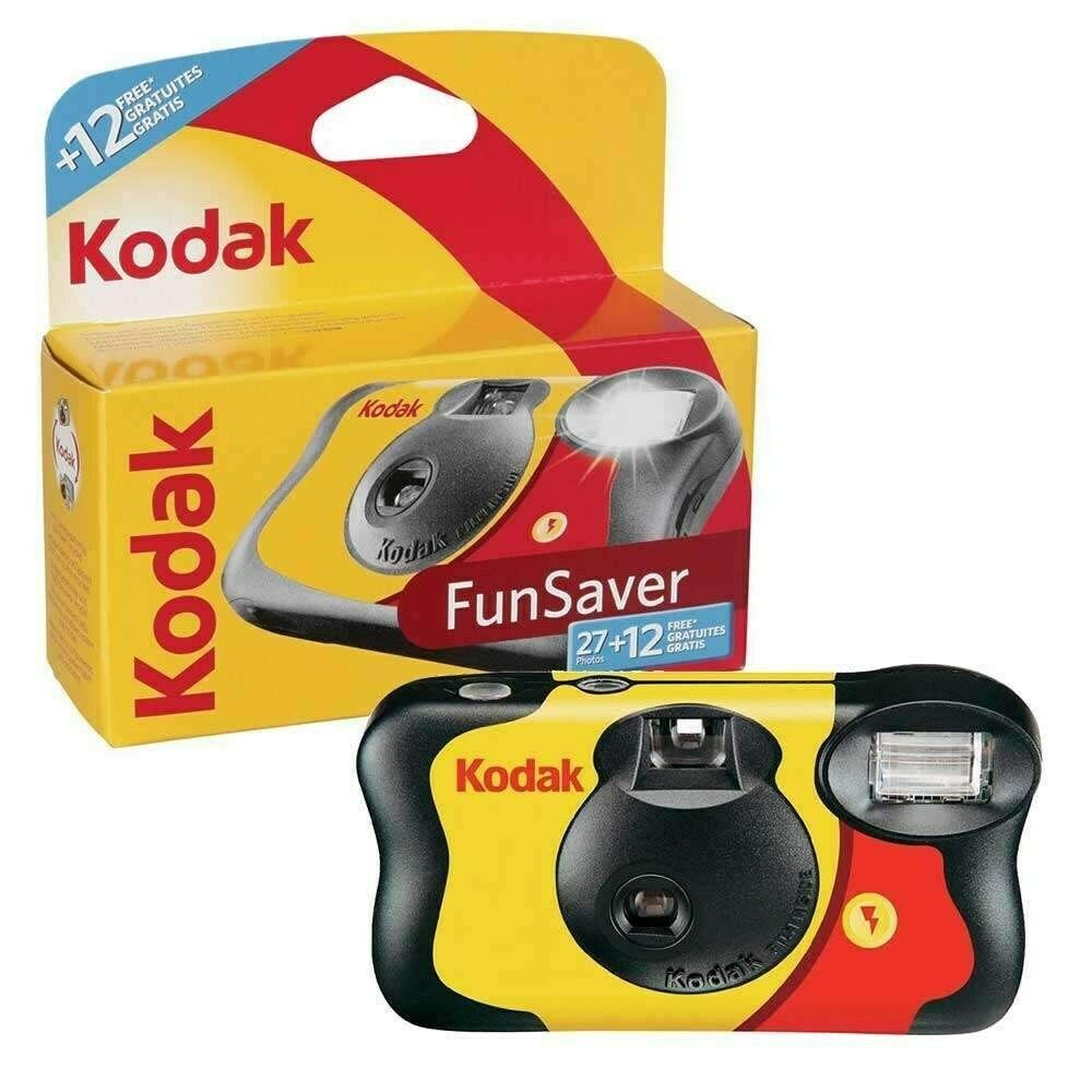 Kodak FunSaver Fotocamera Usa e Getta 27+12 Flash (Confezione da 1)
