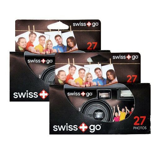 Swiss-Pro Fotocamera Usa e Getta Flash 27 foto a colori ISO 400 (confezione da 2)