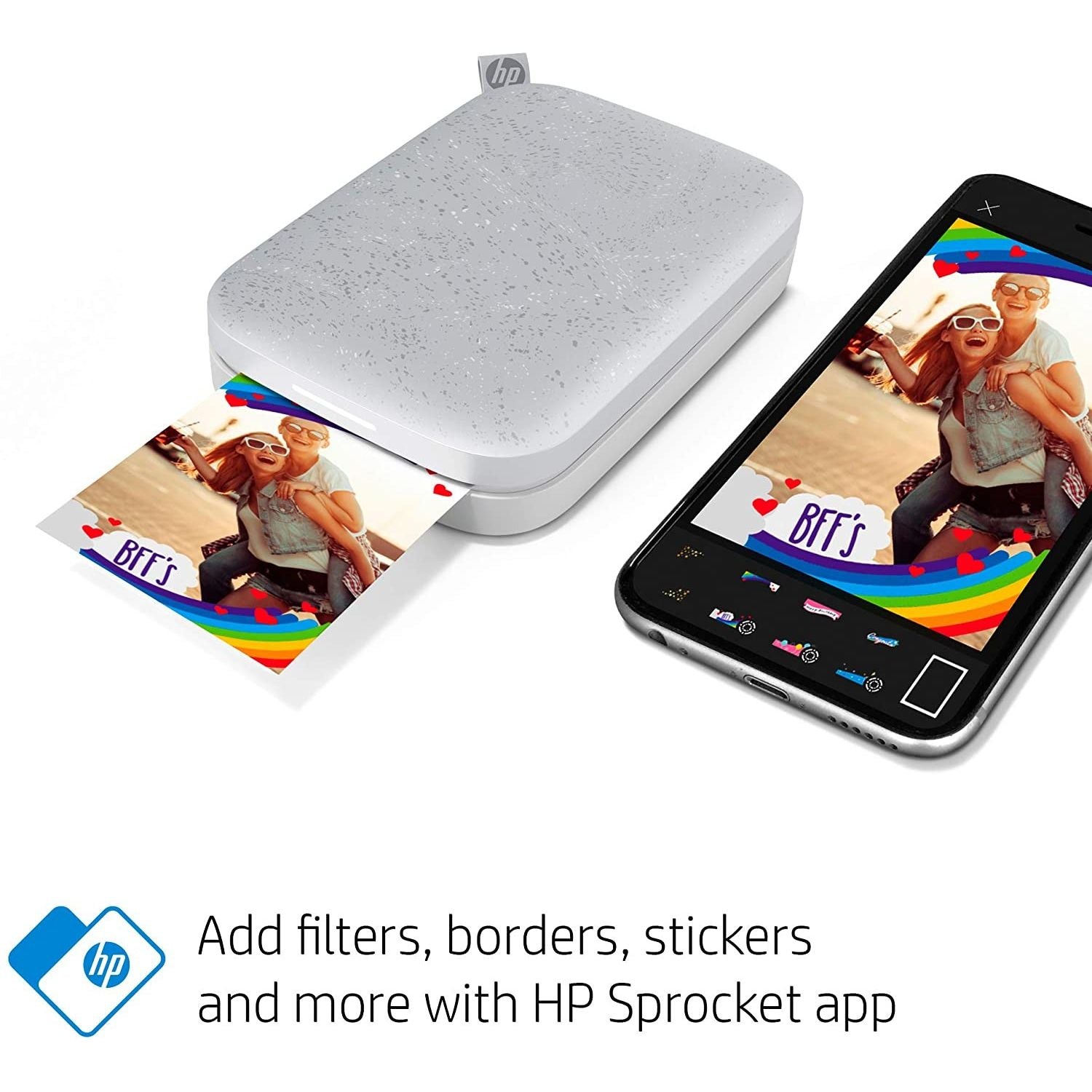 HP SPROCKET 200 STAMPANTE WHITE GARANZIA UFFICIALE POLYPHOTO