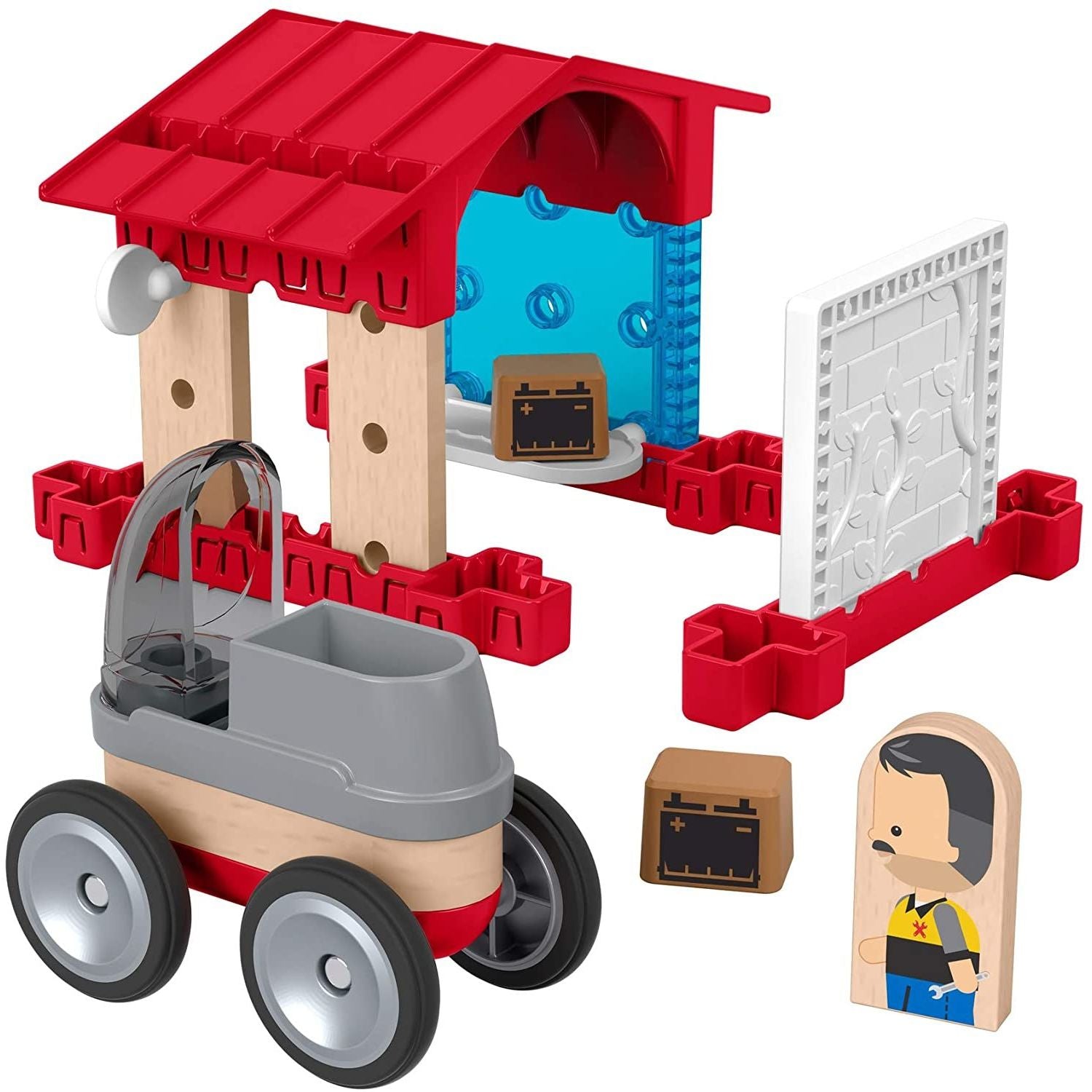 Fisher Price Wonder Makers, Il Garage, Set da Costruzione