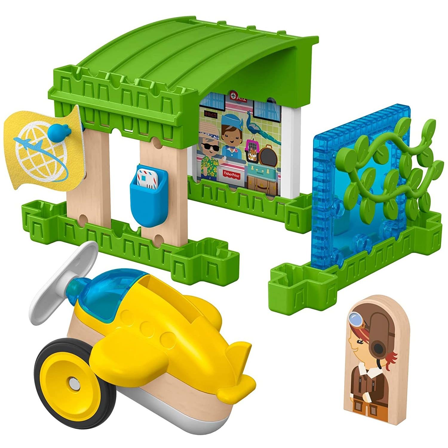 Fisher Price Wonder Makers l'Aeroporto, Set da Costruzione