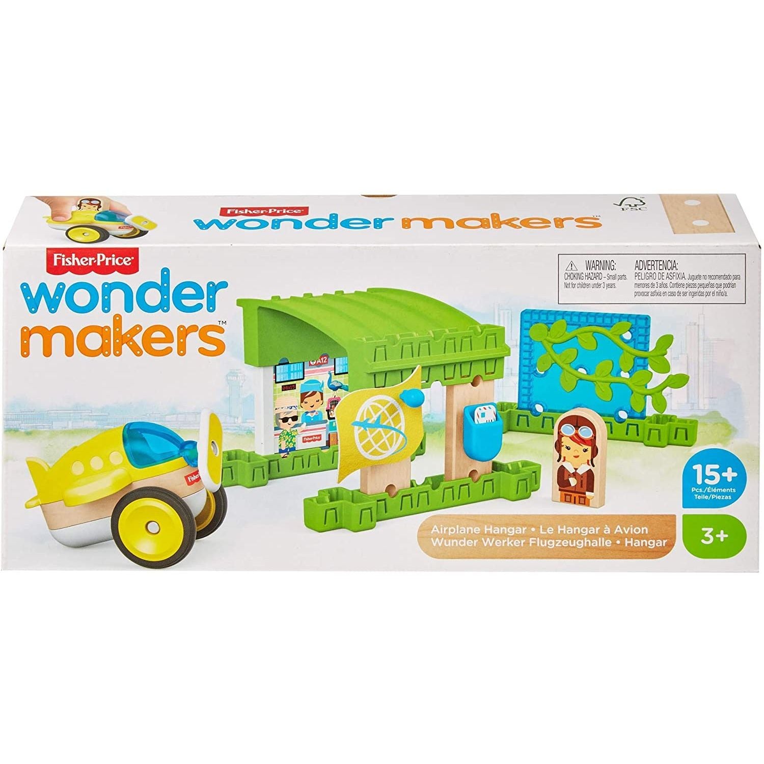 Fisher Price Wonder Makers l'Aeroporto, Set da Costruzione