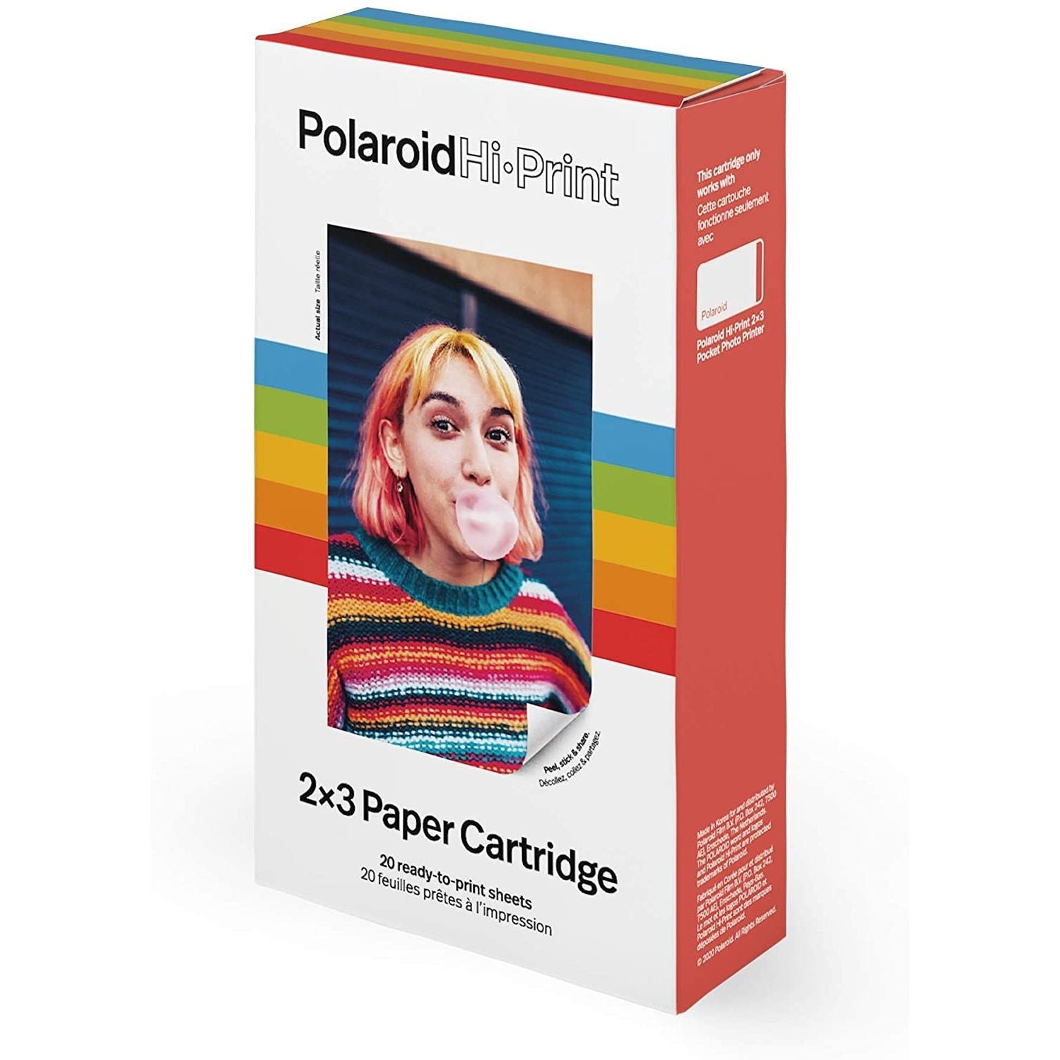 Polaroid Hi Print 2x3 Paper Cartridge 20 fogli