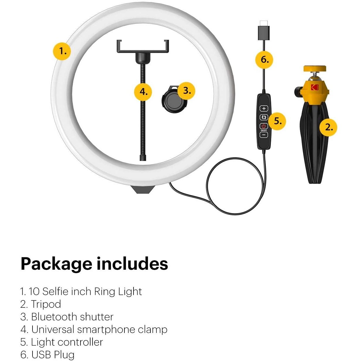 Kodak SL001 SELFIE RING LIGHT