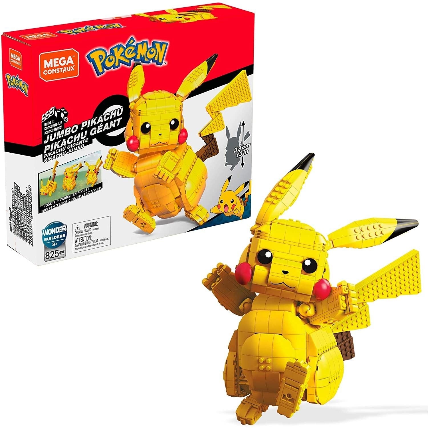Mega Pokemon Pikachu, Personaggio da Assemblare 30 cm