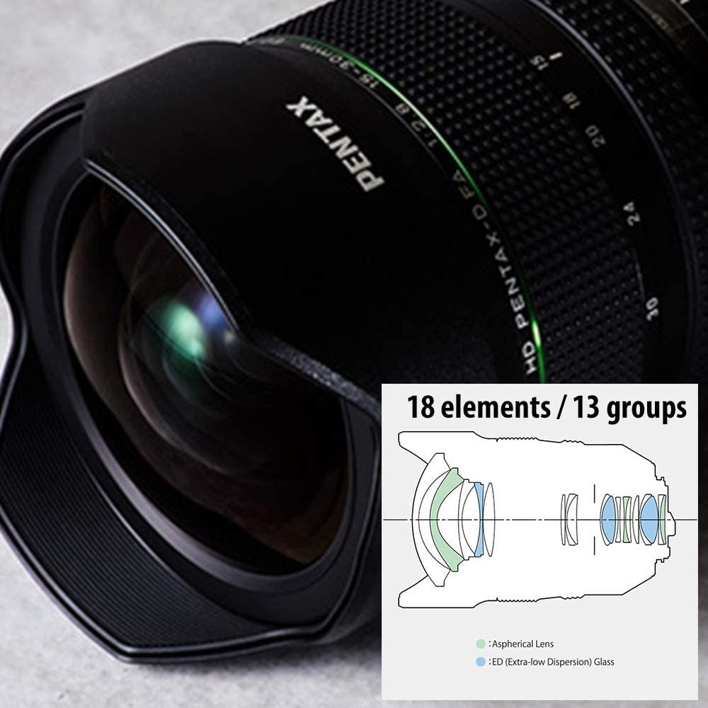 PENTAX HD D-FA 15-30MM F2.8 ED SDM WR GARANZIA FOWA 4 ANNI