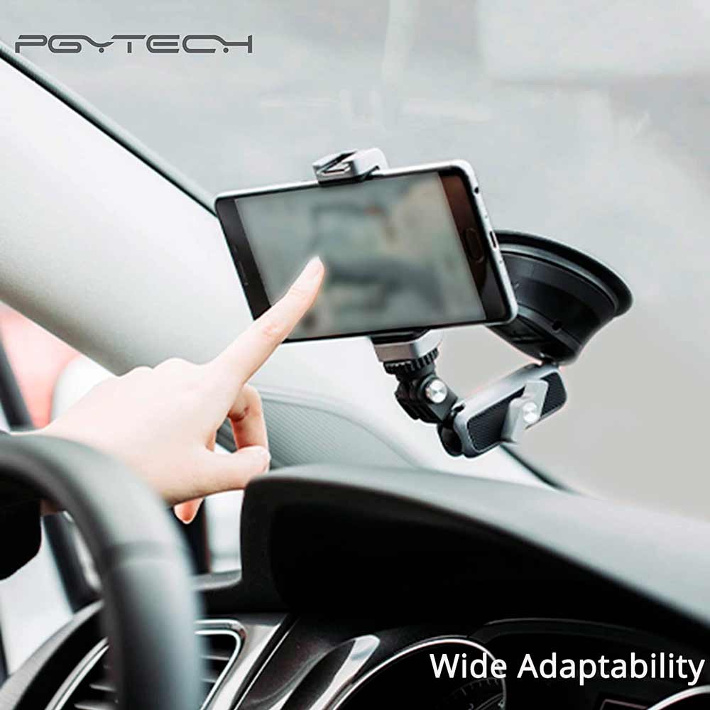 PGYTECH Suction Cup Supporto Ventosa Per Action Cam (DJI OSMO Pocket 2/OSMO Action, Insta360, GOPRO 9/8)