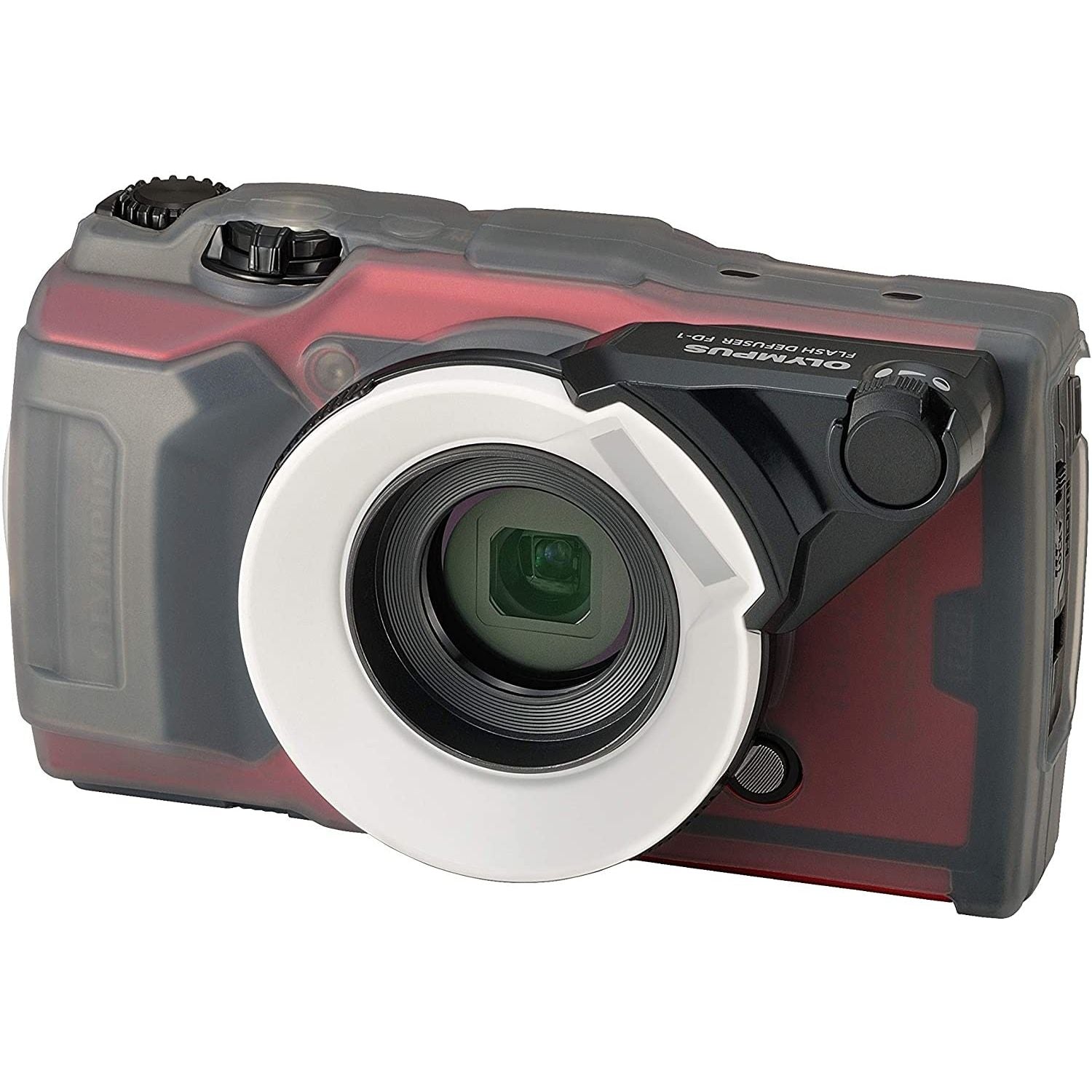 Olympus CSCH-127 Custodia in Silicone Per TG-6 GARANZIA ITALIA POLYPHOTO 2 ANNI