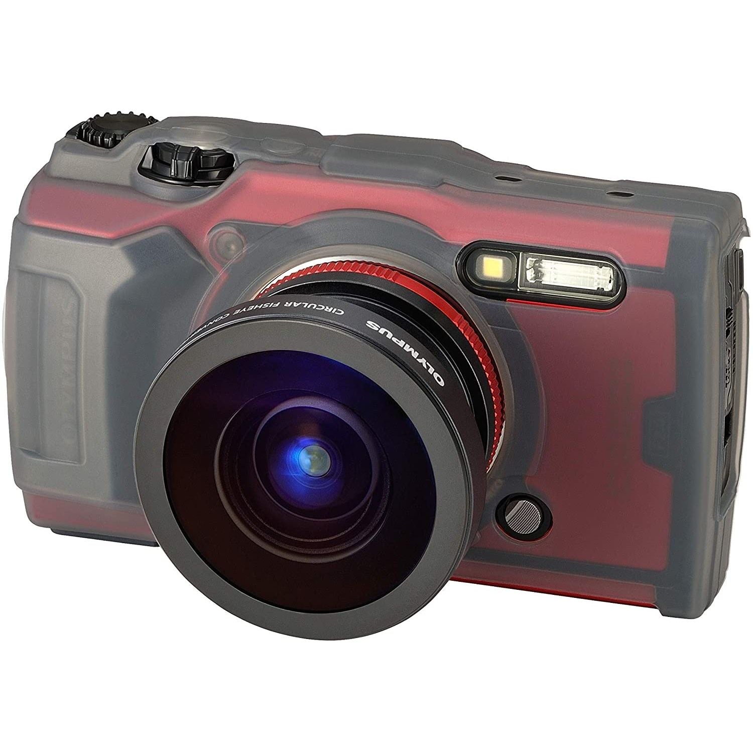 Olympus CSCH-127 Custodia in Silicone Per TG-6 GARANZIA ITALIA POLYPHOTO 2 ANNI