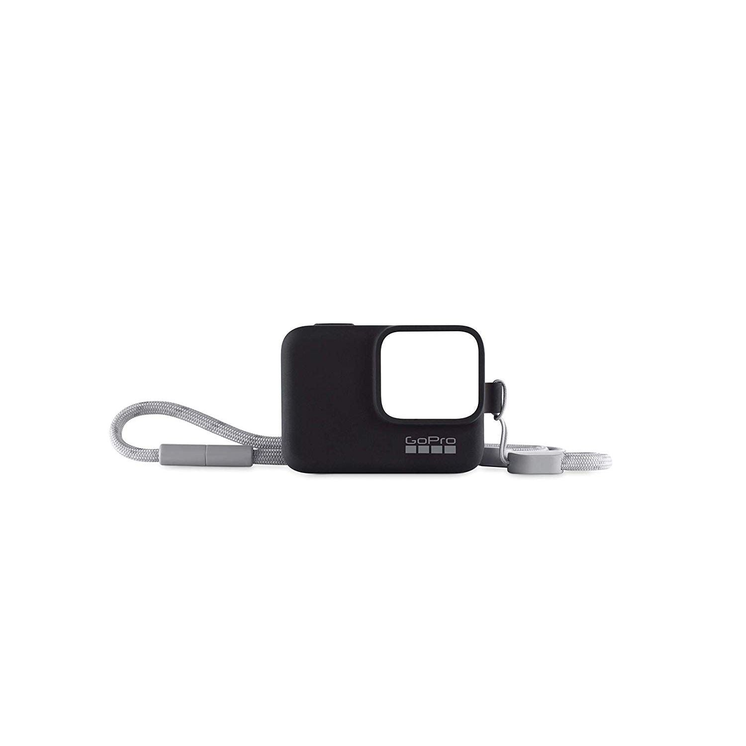 GoPro Sleeve + Lanyard GARANZIA ITALIA 2 ANNI (Nero)