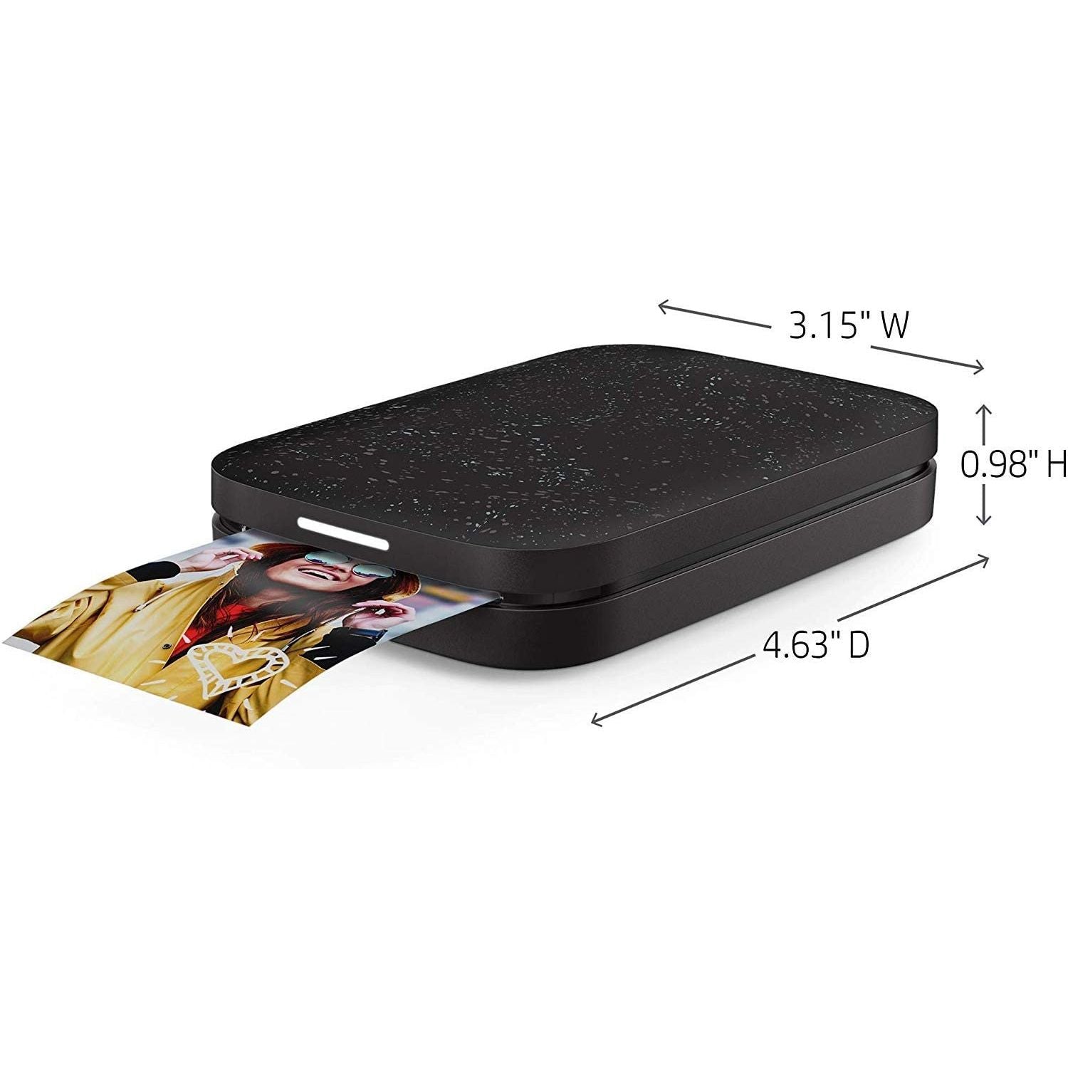 HP SPROCKET 200 STAMPANTE BLACK GARANZIA UFFICIALE POLYPHOTO