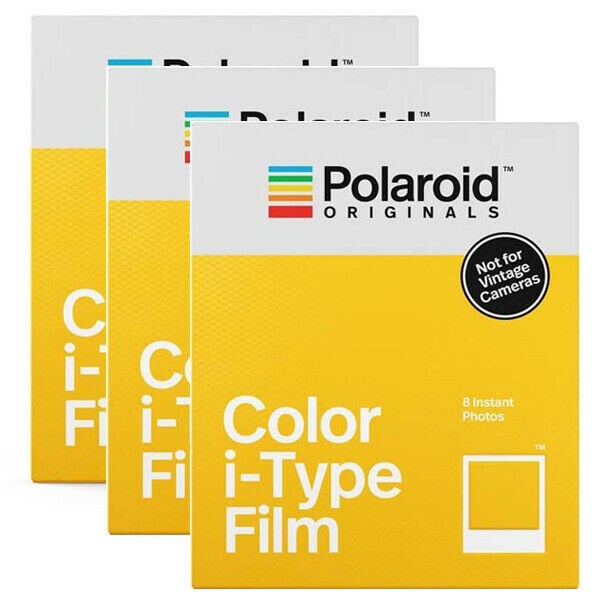 Polaroid Carta Fotografica Film i-Type Color Pellicola (confezione da 3)