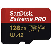 SanDisk micro SD Extreme PRO UHS-1 Con Adattatore (128GB) GARANZIA ITALIA 5 ANNI