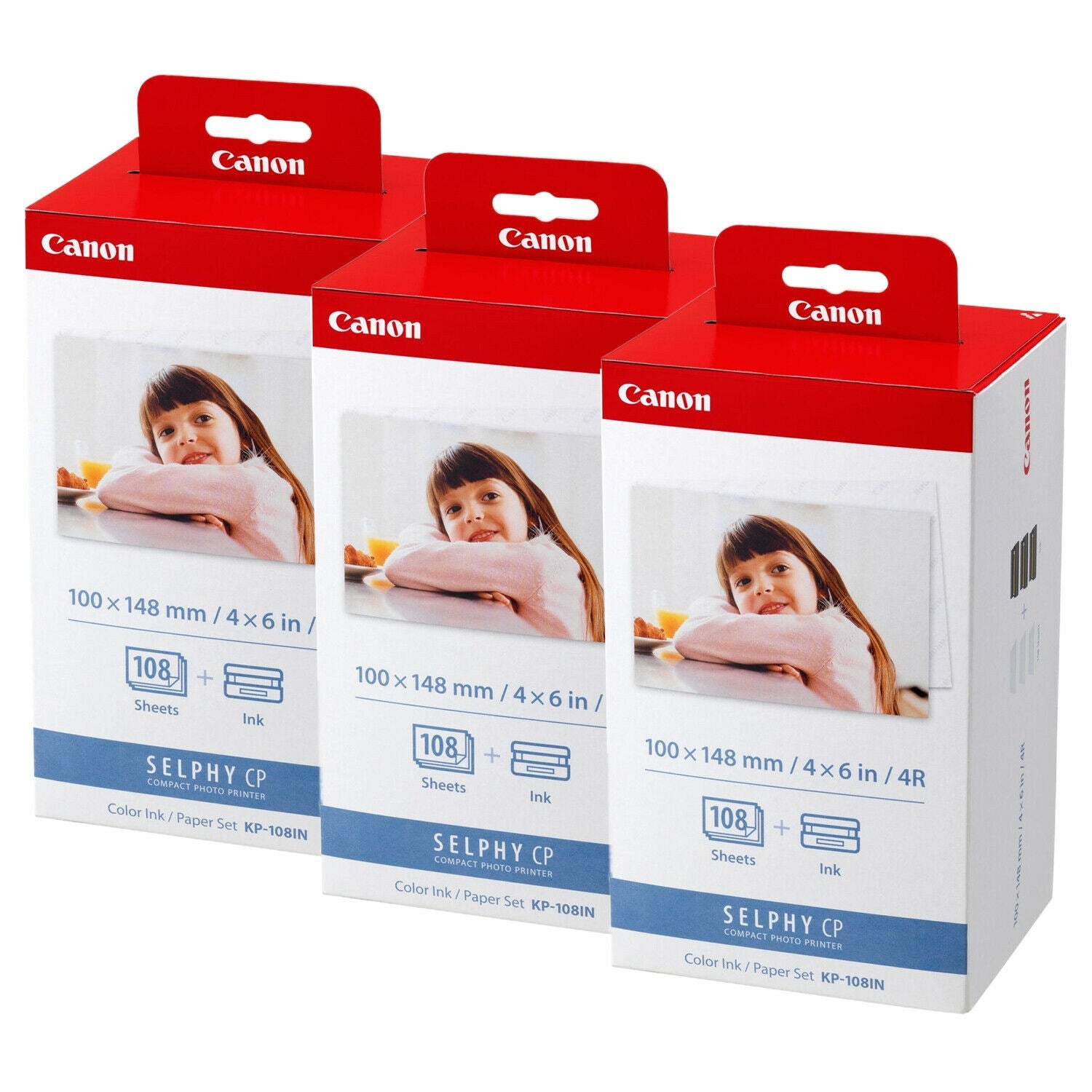 Canon KP-108IN Carta fotografica Cartucce Pellicole (confezione da 3)