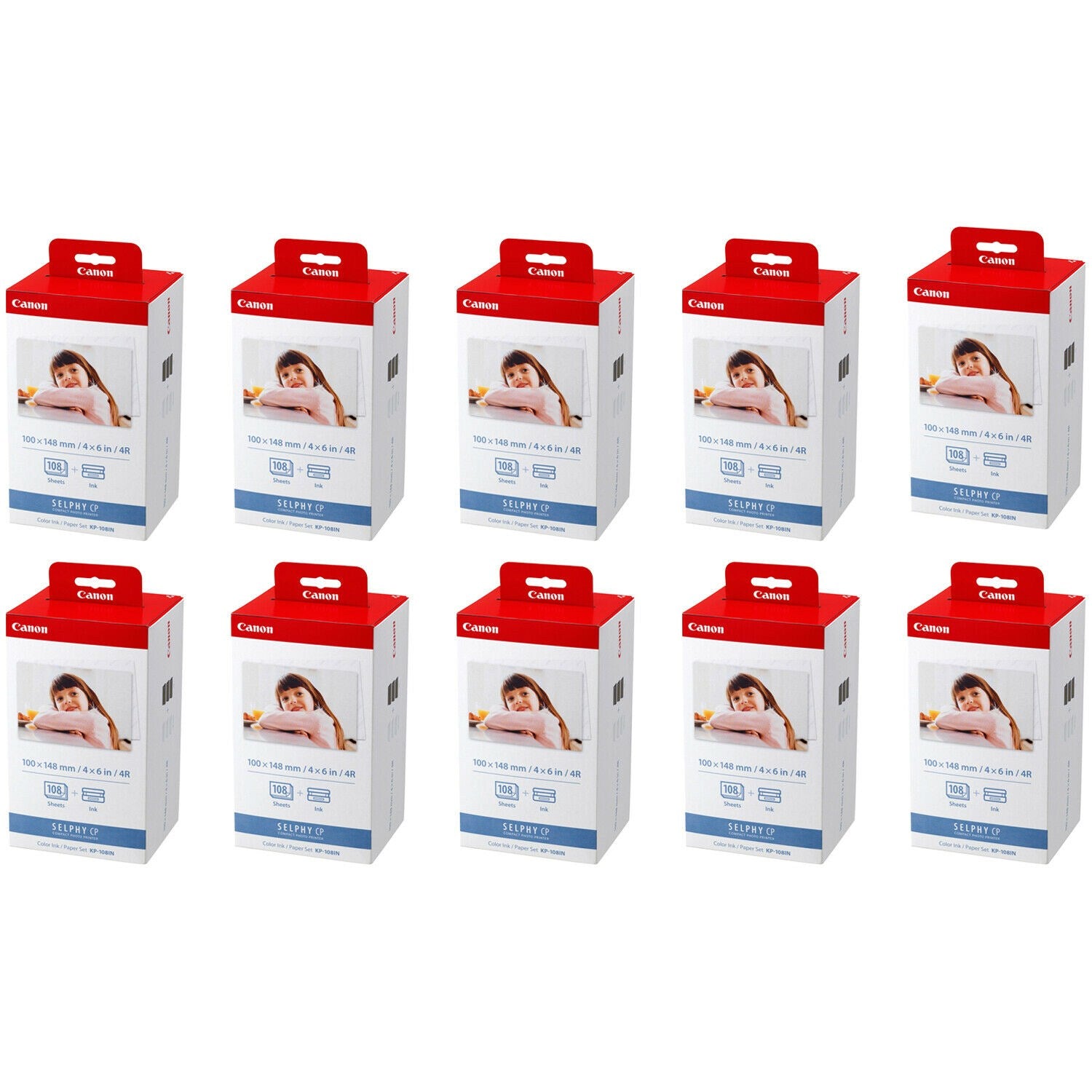 Canon KP-108IN Carta fotografica Cartucce Pellicole (confezione da 10)