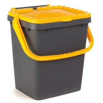 Ecoplast Set 3 Pattumiere Per Raccolta Differenziata (35 litri)