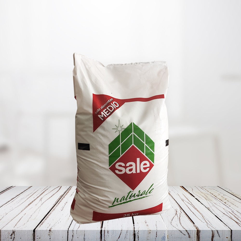 Italkali Sale Di Sicilia Alimentare Medio Sacchi da kg 25 (3 Pallet - 3000 Kg)
