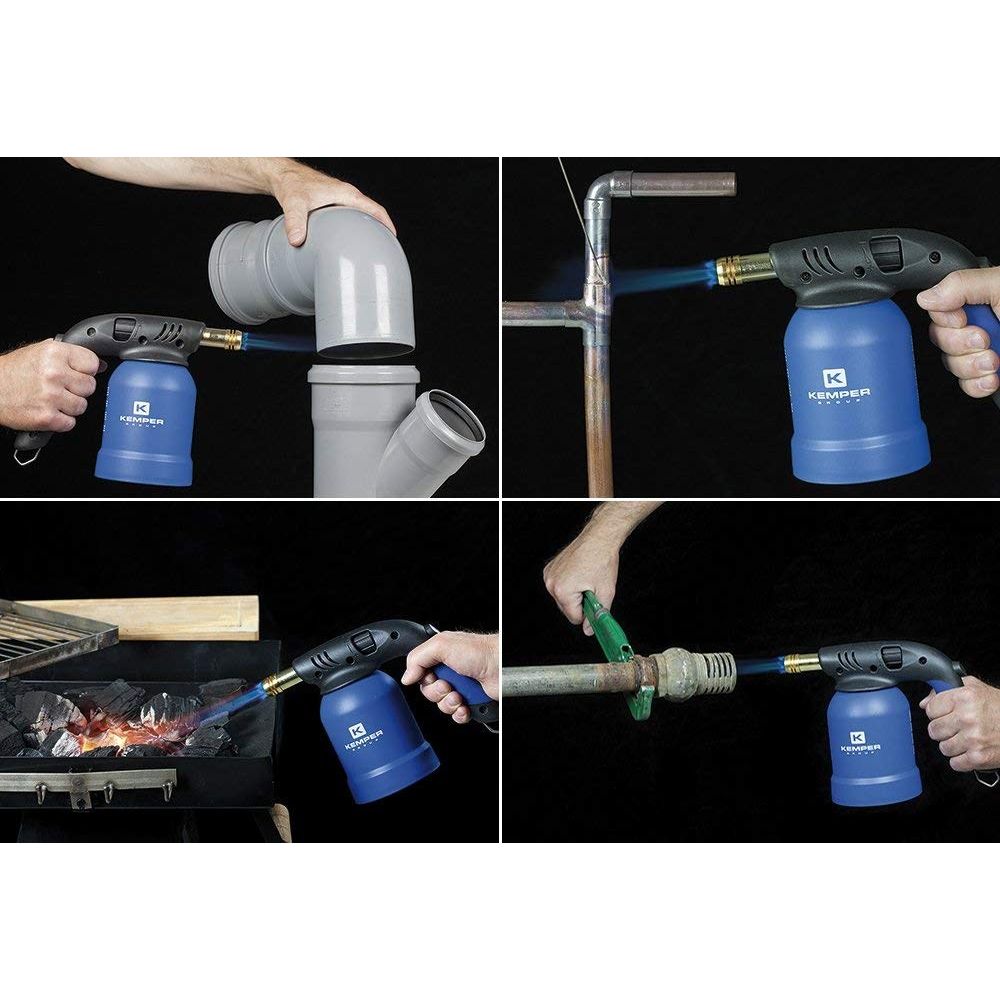 Kemper KE2019 Lampada per Saldare Tornado + 2 Cartucce Gr.190