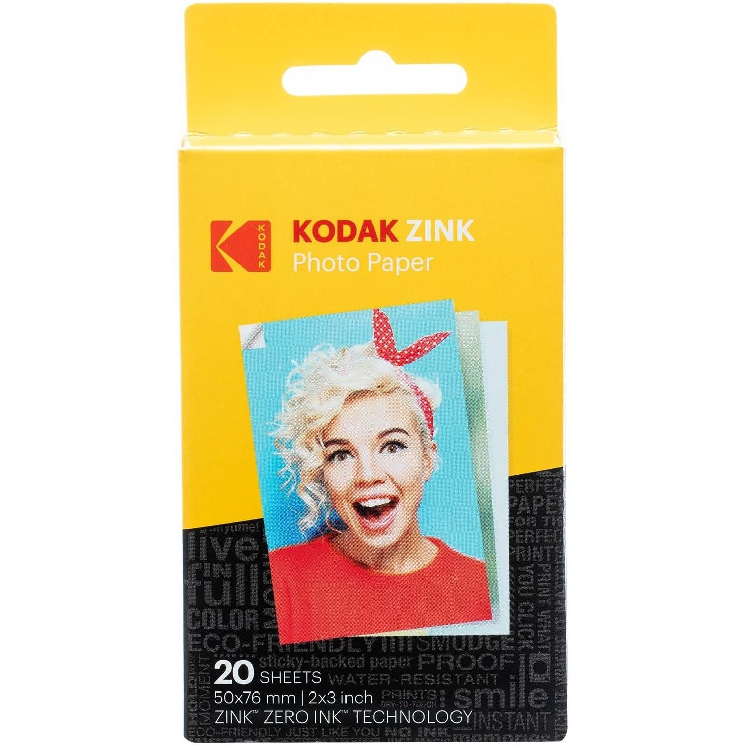 Kodak Zink carta 20 foto 50x76mm