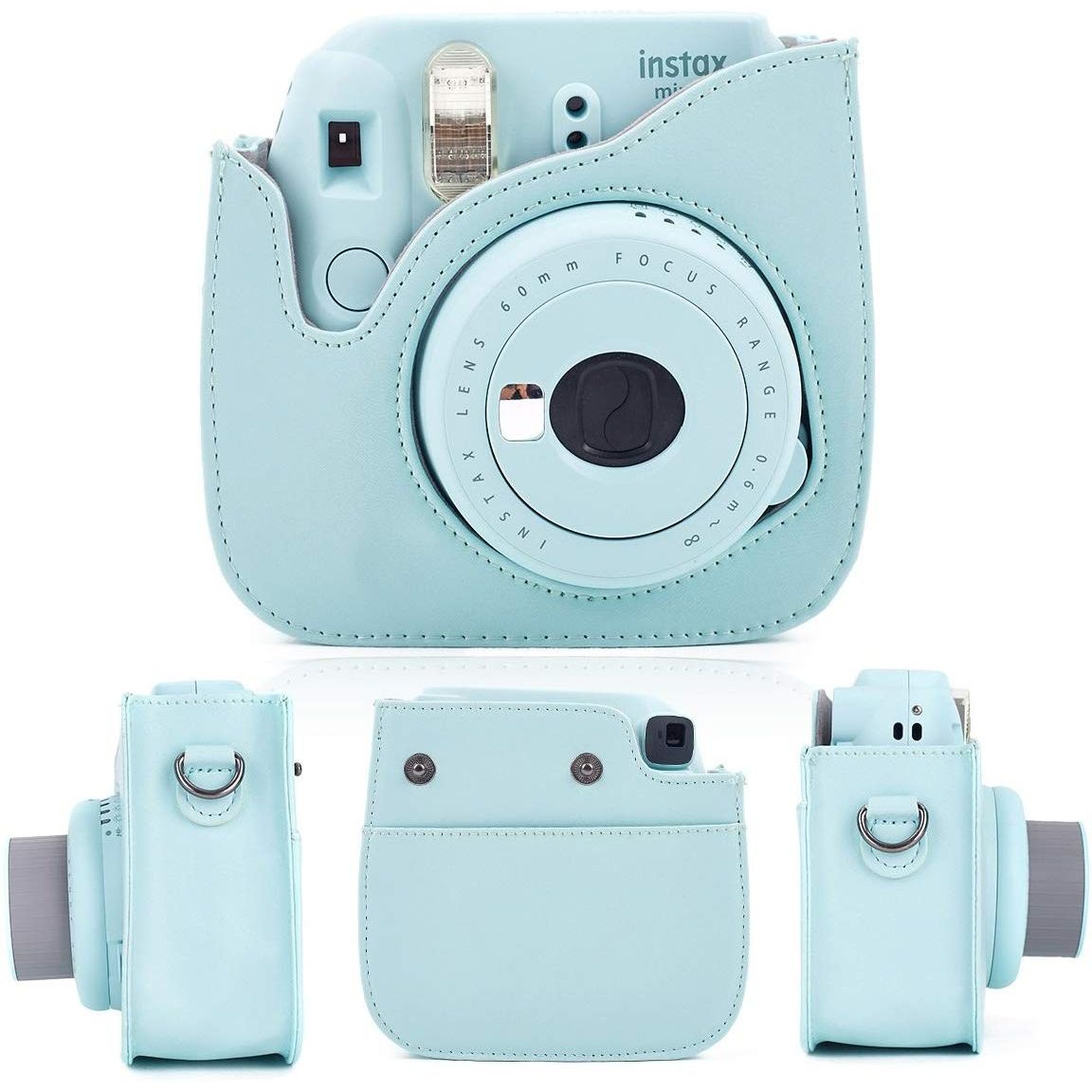Inca Camera Case 11 in 1 (ICE BLUE) Kit Accessori Per Mini 7, Mini 7s, Mini 8, Mini 9, Mini 11, Mini 12