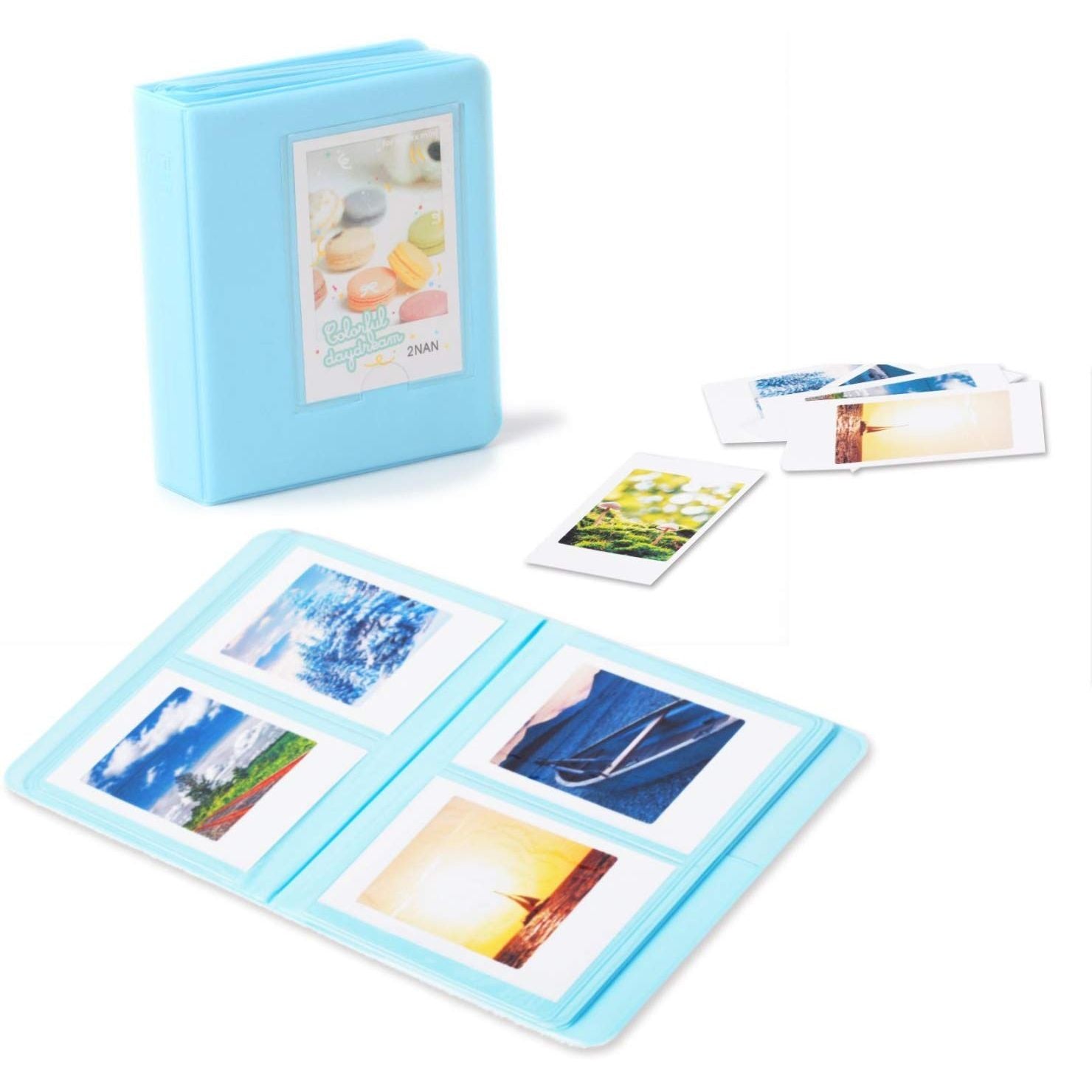 Inca Camera Case 11 in 1 (ICE BLUE) Kit Accessori Per Mini 7, Mini 7s, Mini 8, Mini 9, Mini 11, Mini 12