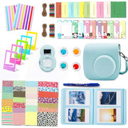 Inca Camera Case 11 in 1 (ICE BLUE) Kit Accessori Per Mini 7, Mini 7s, Mini 8, Mini 9, Mini 11, Mini 12