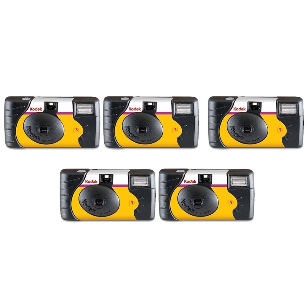 Kodak Fotocamera Usa e Getta 27+12 Foto Power Flash (Confezione da 5)
