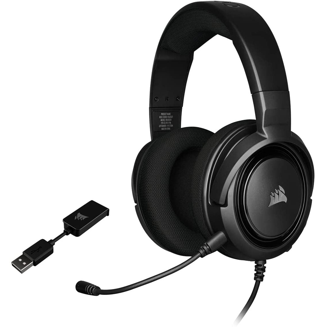 CORSAIR HS45 Surround Carbon GARANZIA ITALIA POLYPHOTO 2 ANNI