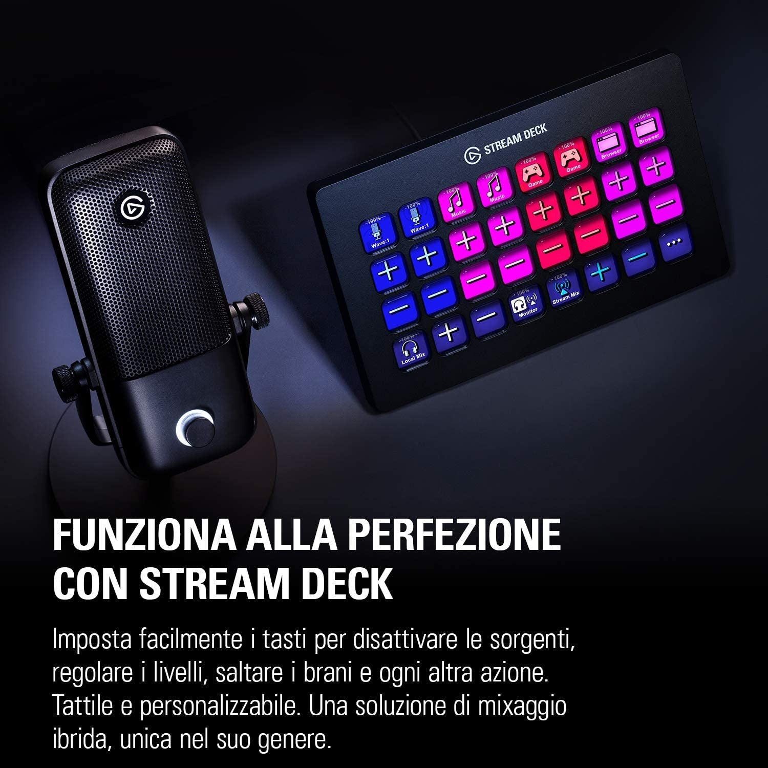 ELGATO WAVE:1 Microfono GARANZIA ITALIA POLYPHOTO 2 ANNI