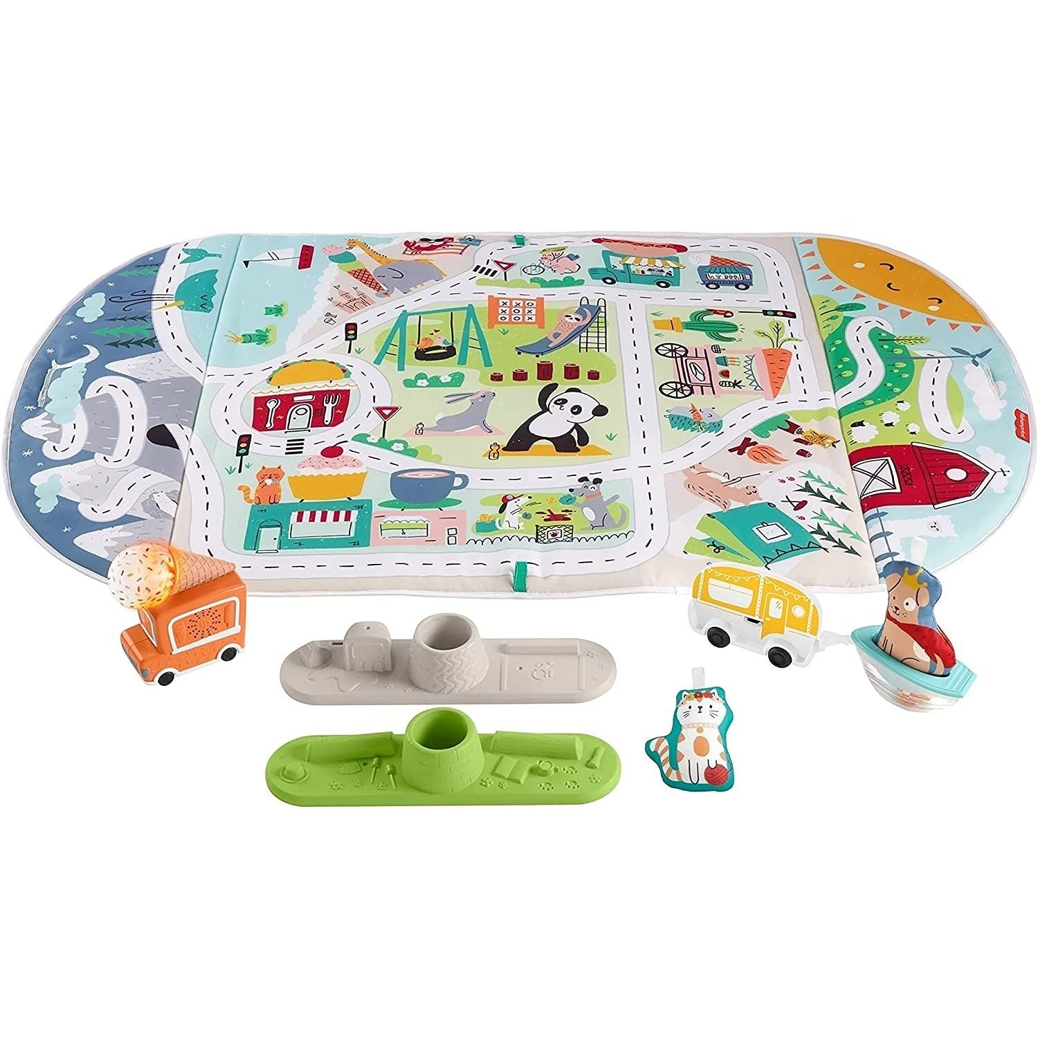 Fisher Price Palestrina Gigante della Città 2 in 1